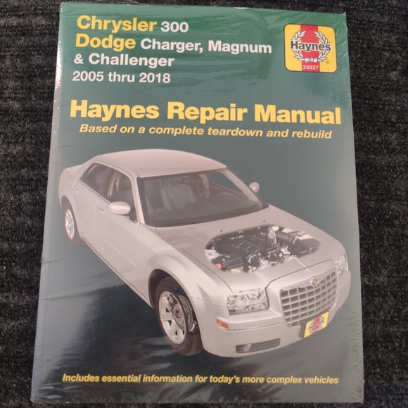 Haynes Repair Manual for Chrysler and Dodge vehicles